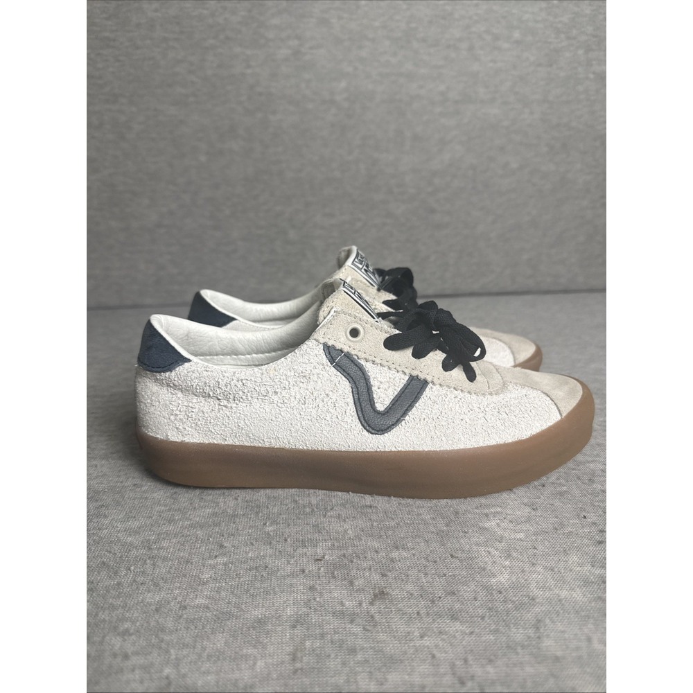 Vans Sport Low Multi Marshmallow Off White Suede Gum Sole Mens Size 6.5 Womens 8